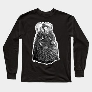 Queen Elizabeth Tudors Gloriana England Long Sleeve T-Shirt